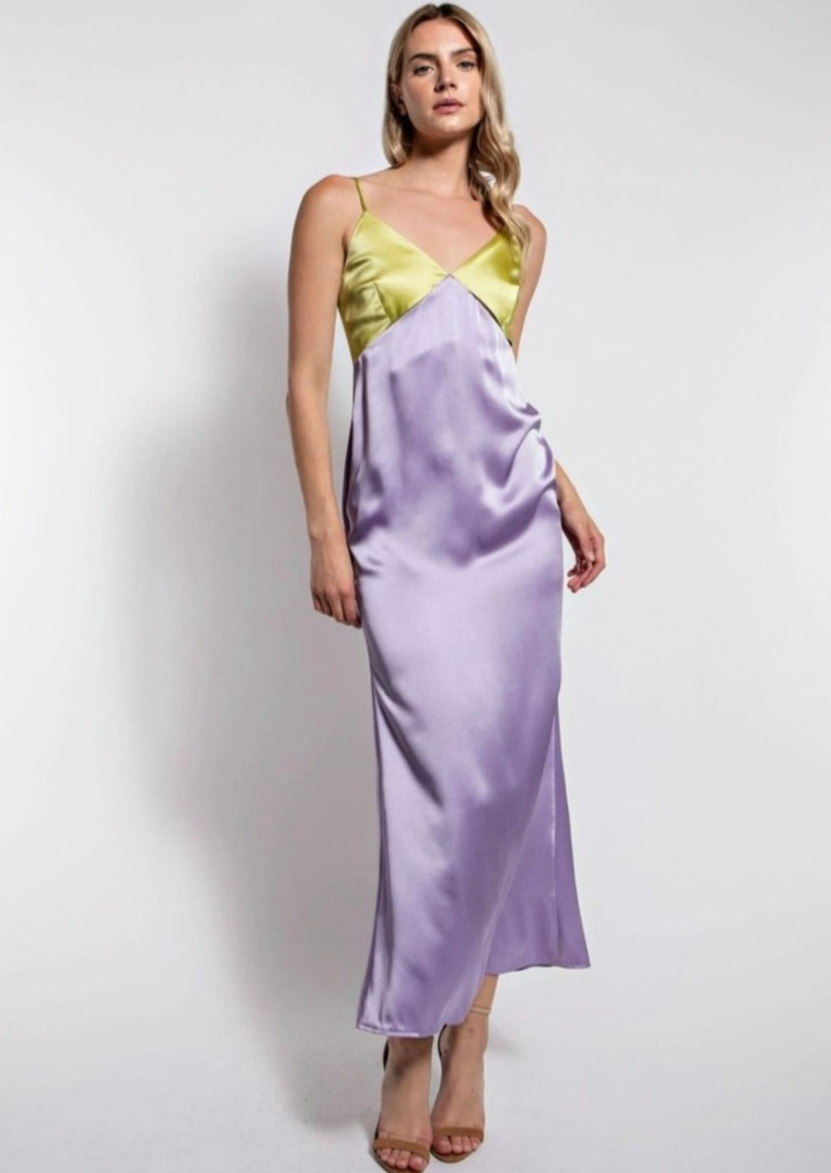 Colour block 2025 maxi dresses uk