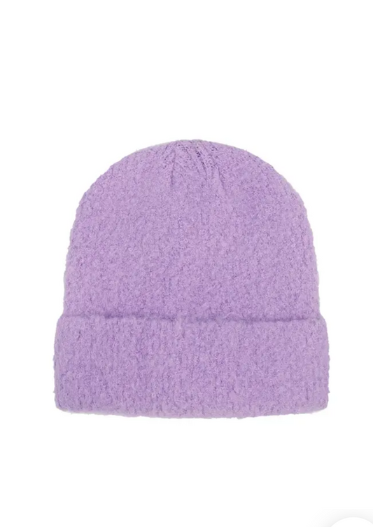 Lilac Soft Beanie Hat