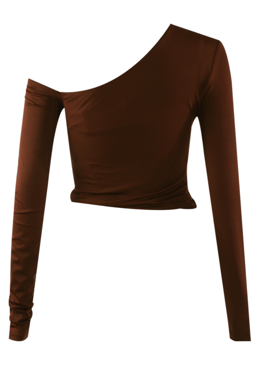 Long Sleeve Asymmetric Neckline